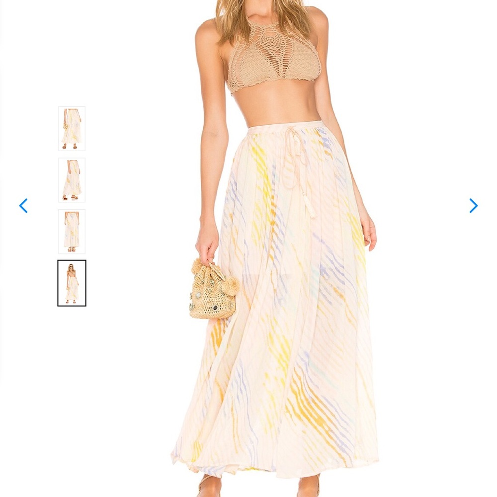 Free People Multicolor midi/ maxi Skirt size xs